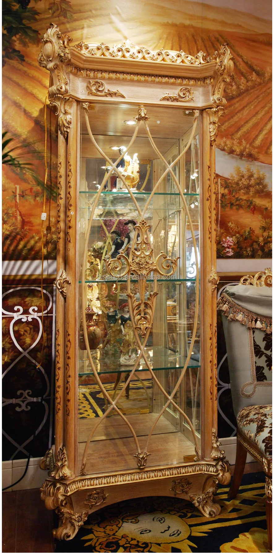 French Baroque Style Luxury Executive Office Desk/ European Classic Wood Carving Writing Table