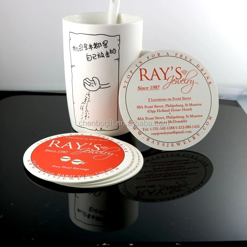 Custom Made Disposable Paper Beer Coaster,Cheap Price Absorbent Paper