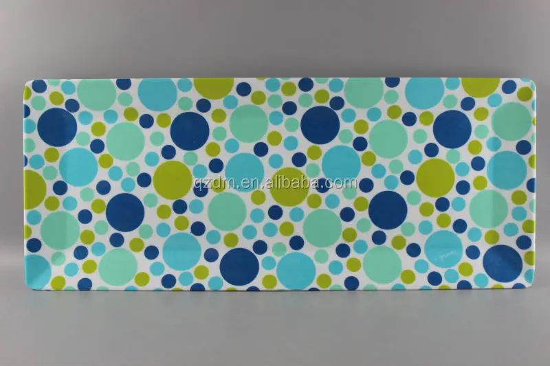 19 inch melamine rectangle tray