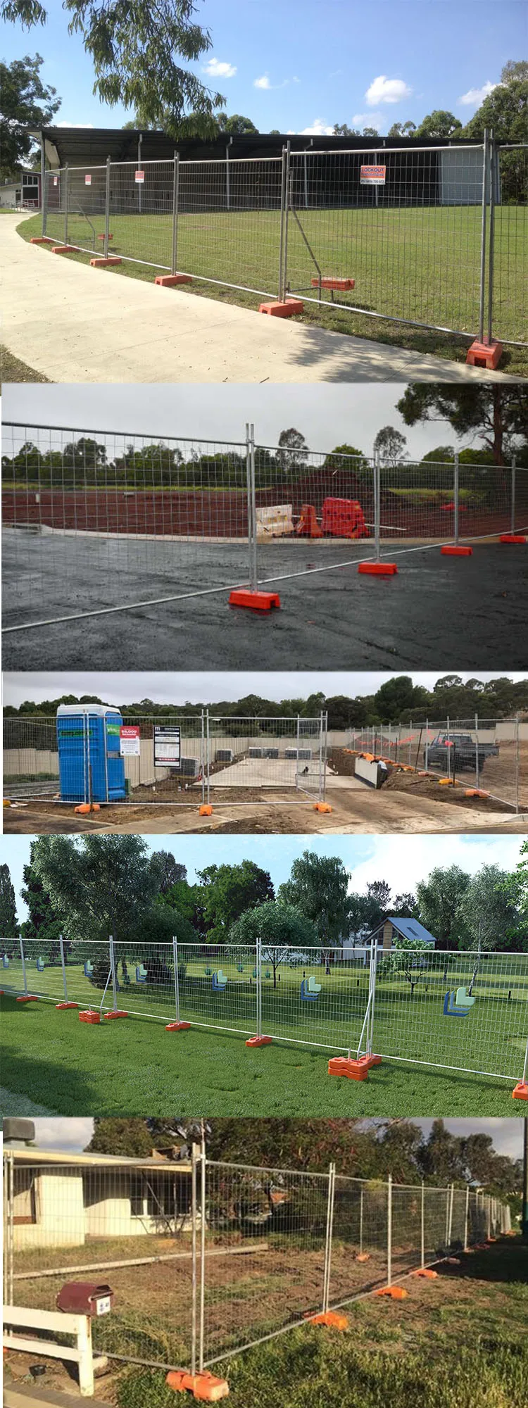 Cheap Portable Used Australia Temporary Fence Panels For Sale Stand At Lowes Construction