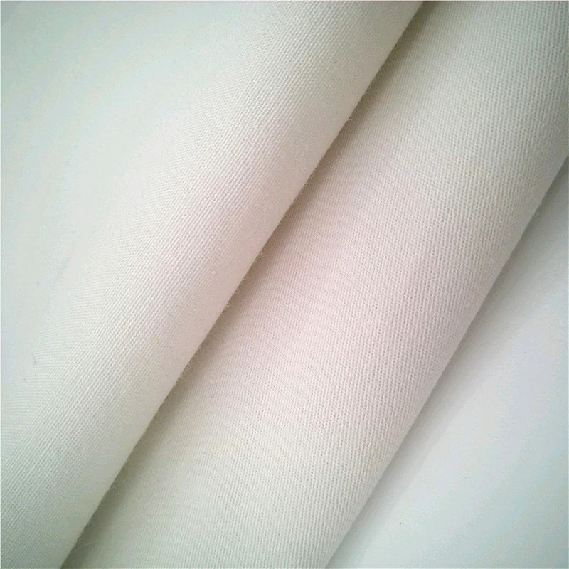 Peached 98% Cotton 2% Spandex Fabric Woven Brushed Elastic Cotton
