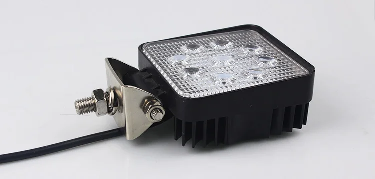 4 inch 27w LED Work Light with IP67 - Square - 2160LM - Spot Flood - for Off Road Trucks Jeeps SUVs ATVs UTVs Heavy Duty