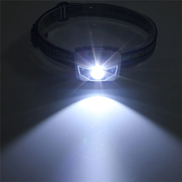 Powerful 350lumen Headlight Mini Led 4 Mode Head Lamp White Red Light Head Lamp Torch Light