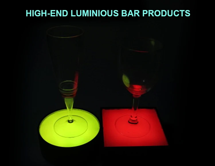 glowing coaster set