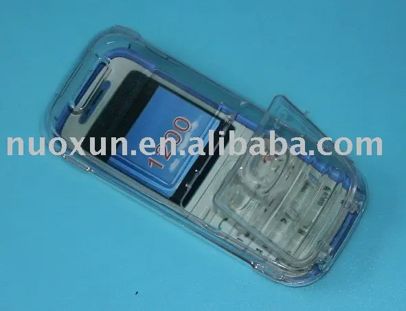 crystal case with removable keypads protector for Nokia 1200