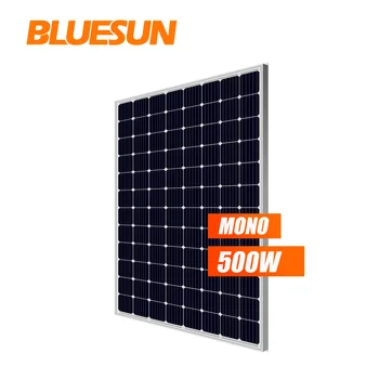 Bluesun Solar Panel Price 500w 1000 Watt Solar Panel Kit For Solar