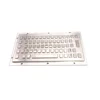Industrial IP65 USB/PS2 Membrane Metal Keyboard with trackball