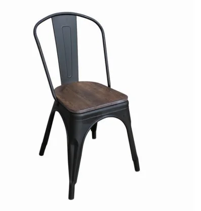 Venta al por mayor sillas de fierro y madera-Compre online los mejores