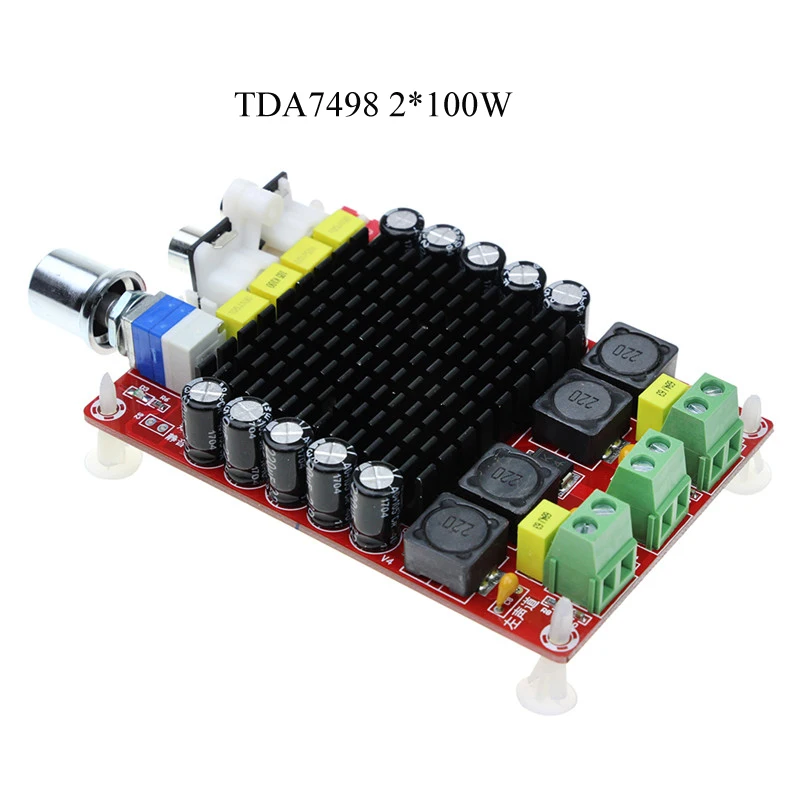 Tda7498 Amplifier Class D Dual Channel Audio Stereo Amplifier Board