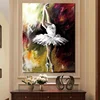 hand painted wall art canvas oil painting Ballet girl dance women abstract oil painting