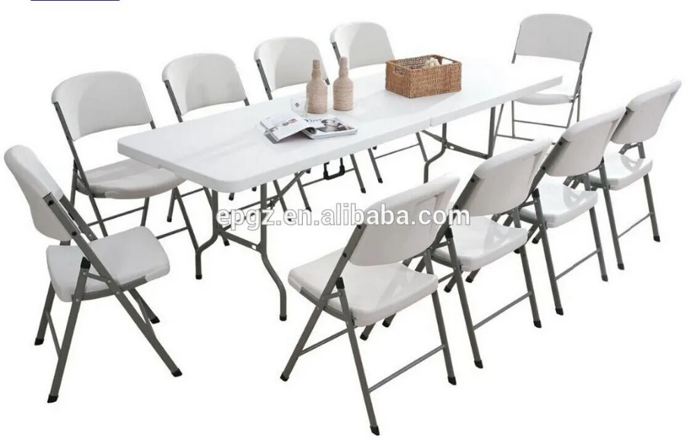 Hot Sale Outdoor Folding Party Wholesale Prices Plastic Tables And