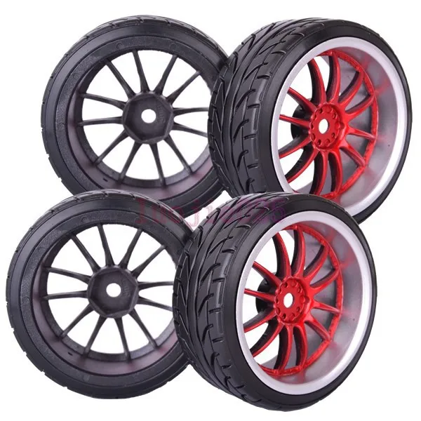 Rc Car Wheel And Tires 4pcs/set 1:10 Rc Car On Road Wheels Set - Buy Rc ...