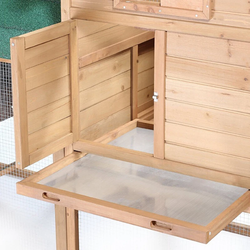 New Design Wooden Chicken Coop Flat Pack Chicken House With Outdoor Run