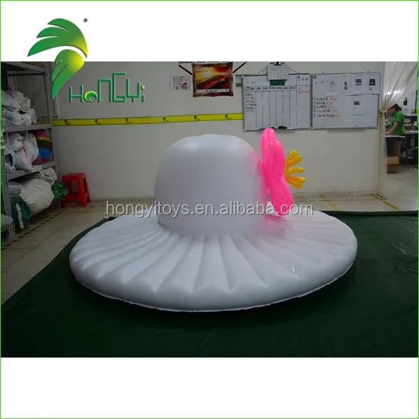 Hongyi Custom Giant Inflatable Cowboy Hat Inflatable White Hat