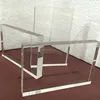 Plastic Acrylic Clear Sheet Home Decor High Transparent Block Furniture Gift Card Placas Decorativas 85x54x10mm