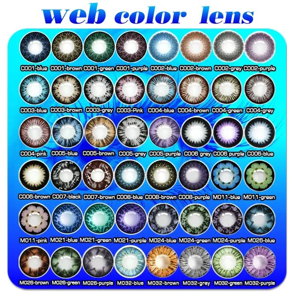 2017 Korean 1 Year Contact Lenses Wholesale With Big Diameter Contact