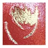 fashion champagne double sided two-tone sequin reversible embroidery net fabric
