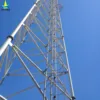 30m Three Legged Tubular Lattice Steel Design TV Cellular Telecom Tower
