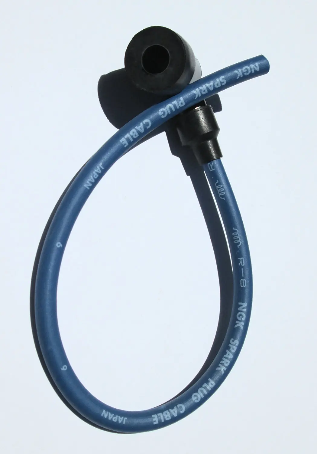 Blue 90 Degree 7mm NGK Plug Wire for all 2 Stroke Motorized Bikes