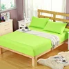 Comfort Bed Sheet Full Twin Queen Printing Solid Color Cotton Polyester Fitted Sheet
