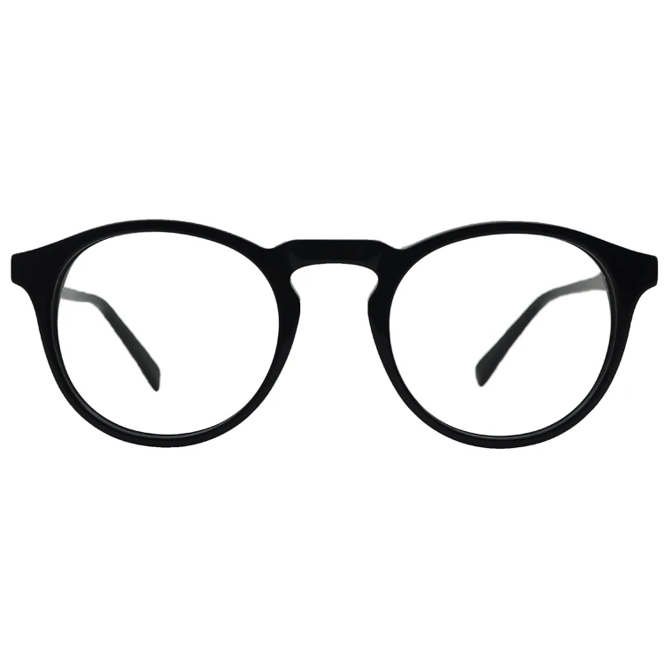 2019 Black Anti Blue Light Eyeglasses Acetate Optical Frame In Stock
