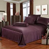 Easy care silk and satin bedding sets soft silk like
