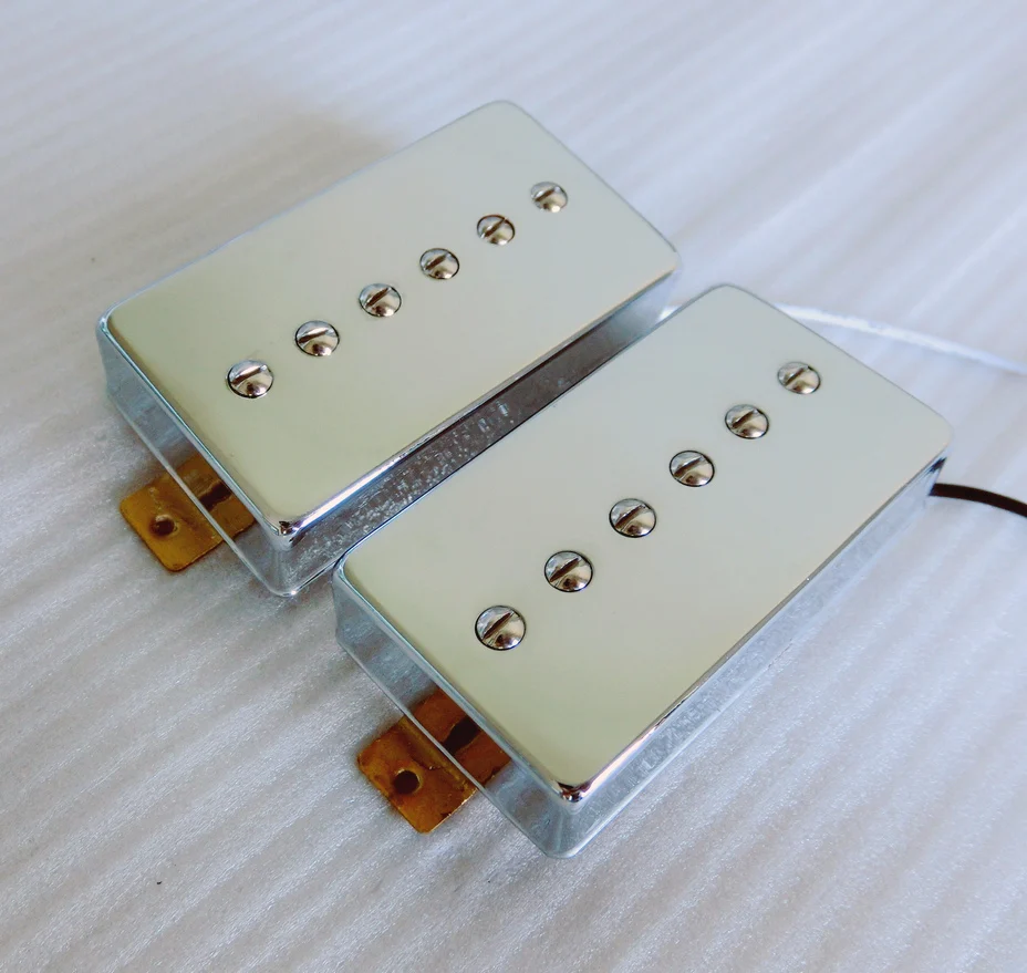 Zebra Hex Pole Piece Humbucker Pickup - Buy 1 Set Zebra Bobbin Face ...