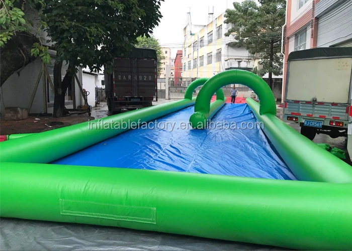 Hot sale long 1000ft water slide ,city water slide inflatable