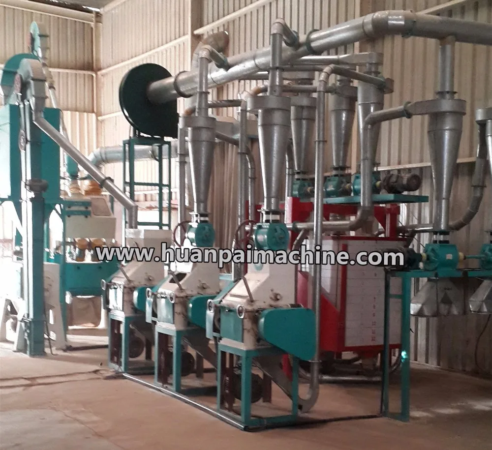 10-30t Maize Flour Mill Machine Maize Mill For Sale In Malawi - Buy 30t ...