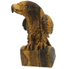 High Quality Beautiful Tiger Eye Stone Crystal Carving Animals Crystal Eagle craft