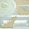 Wholesale wooden shapes bat shape for crafts