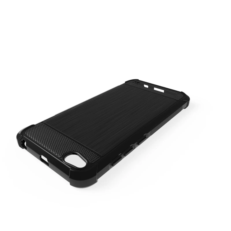 2017 New Arrival Carbon Fiber Shockproof Tpu case for Xiaomi Redmi Y1 lite Brushed Effect case for Huawei Mate 10 Pro