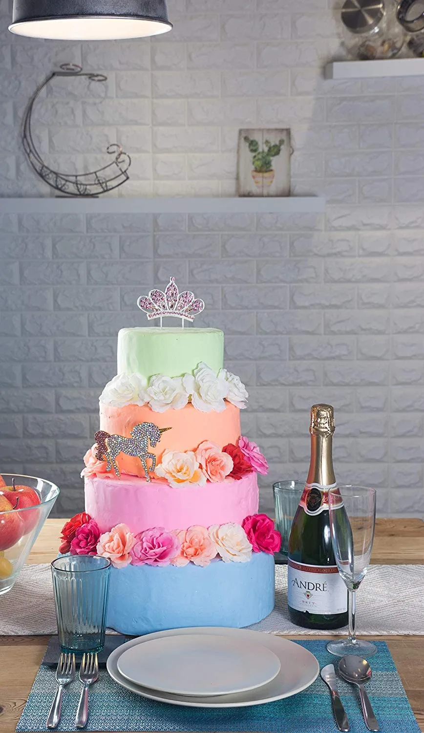 4 Piece Round Foam Cake Dummy For Decorating And Wedding Display 6,8,10