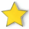 Custom star shape metal lapel pin badges