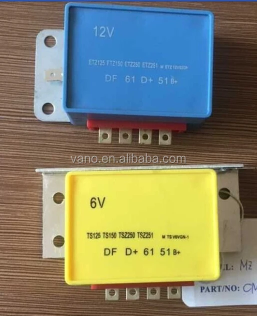 MZ 12V ETZ 125 ETZ 150 250 motorcycle regulator rectifier