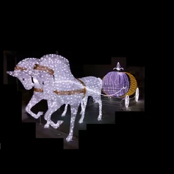 outdoor christmas decoration light up horse carriage lights in warm white - Christmas Lighted Horse Carriage Outdoor Decoration outdoor christmas decoration light up horse carriage lights in warm white - Christmas Lighted Horse Carriage Outdoor Decoration