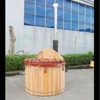 Solid wood red cedar massage hot tub, mini hot tub spa