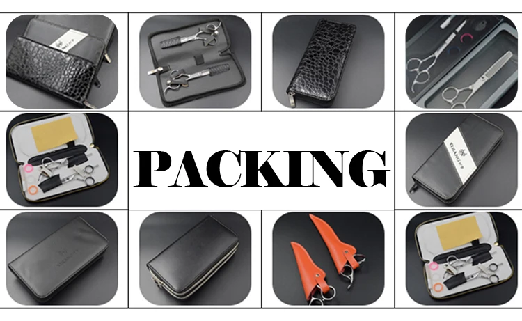 High quality damascus layer steel hair cutting scissors 