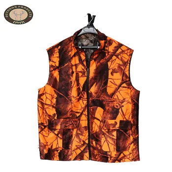 Woodland Camouflage Orange Camo Tactical Vest For Military Hunting Vest ...