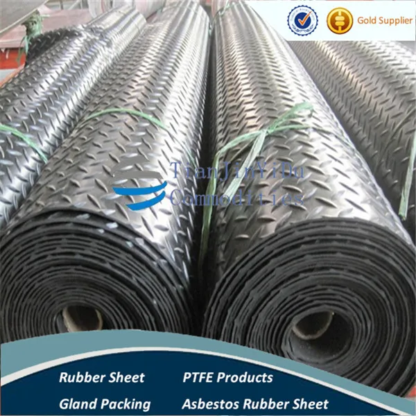 Checker Plate Rubber Sheet Mat Flooring For Truck Garage High Quality Anti Slip Sheeting Product On Alibaba Checker Plate Rubber Sheet Mat Flooring