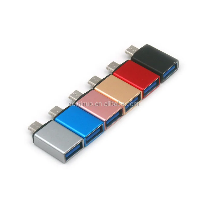 Factory price Hot Selling Micro USB To USB 3.1 OTG Mini Adapter Converter For Android SmartPhone  free shipping