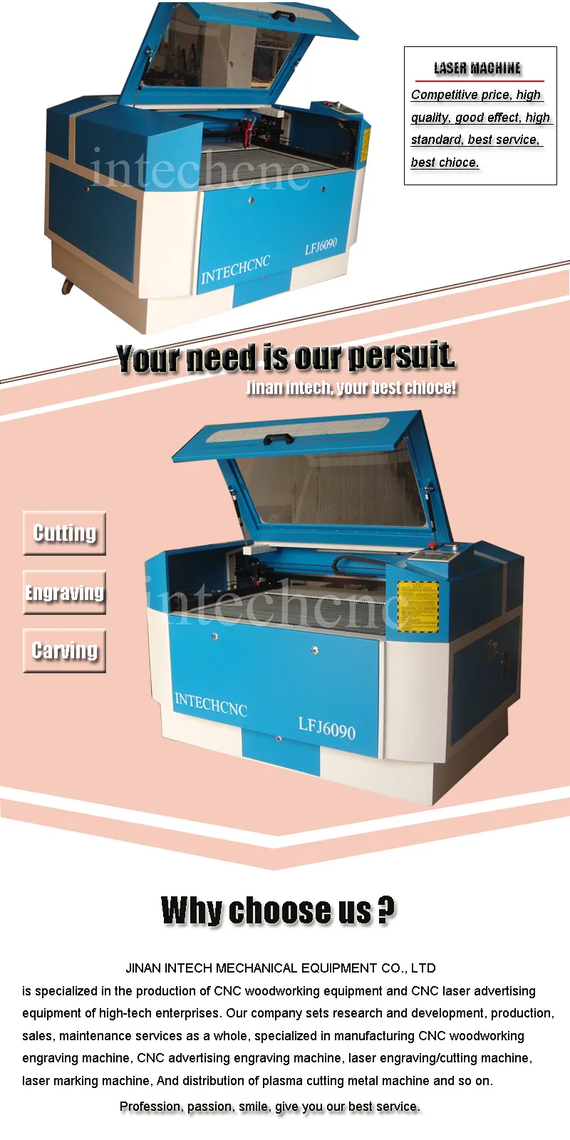 CE approval 600*900mm laser cutting jewelry machine/1325 laser cutting machine