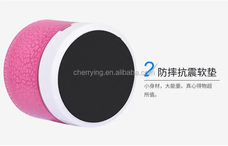 mini speaker bluetooth with led light outdoor portable bluetooth speaker with TF Card - ANKUX.COM
