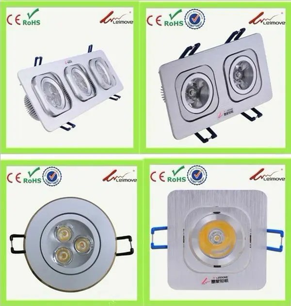 CE & Rohs 5w Crystal recessed led downlight