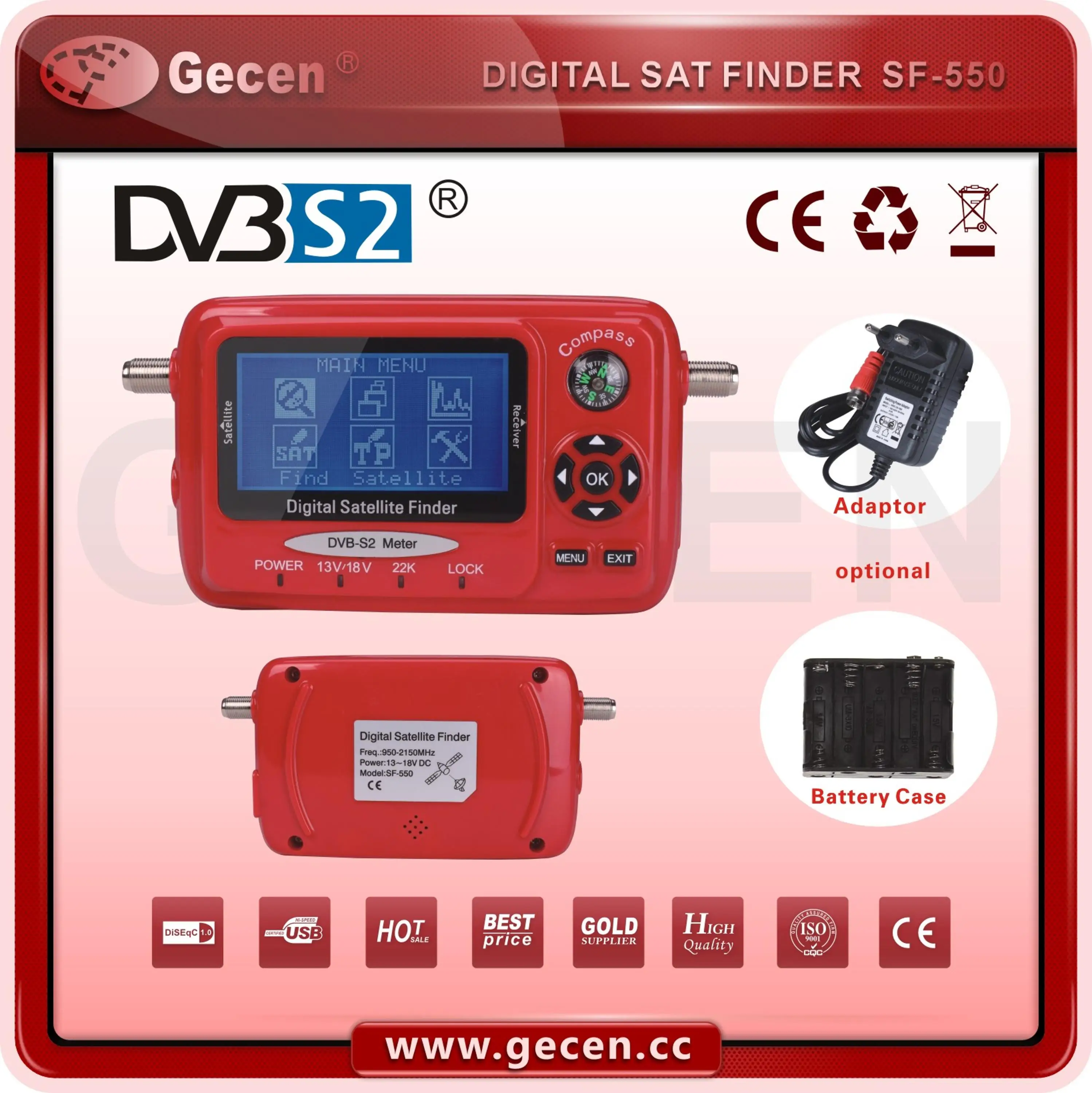 Satellite Signal Finder Mpeg4 Satellite Finder Meter Hd Satellite