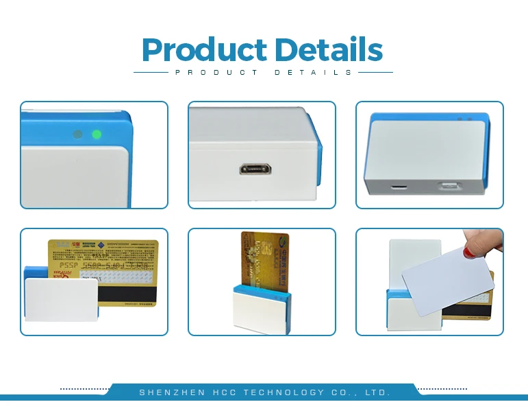 EMV Bluetooth NFC IC Magnetic Mobile Card Reader MPR110