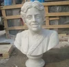 Beautiful Natural Marble Bust of Girl Sculpture for sale