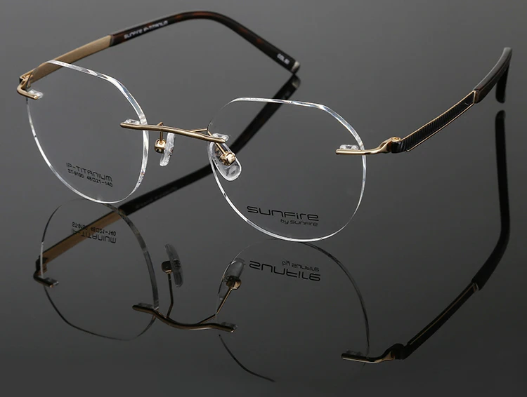 Ready Stock Titanium Rimless Optical Frames Manufacturers In China