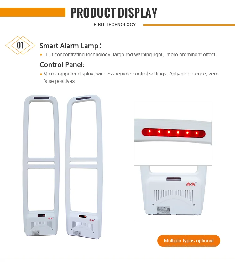 Factory Retail Shop Security Alarm Gate Am 58khz Sensor System Eas Anti