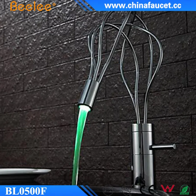 Beelee Fancy Water Faucet Tap Fashion Special Design LED Kitchen Faucet